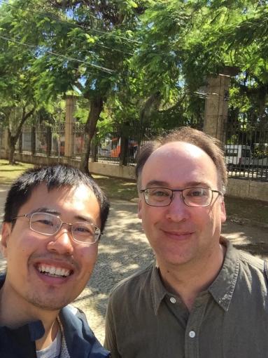 Meeting in Brazil: John and Guan